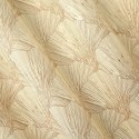 Zasłona 140x250 Goja kremowa welurowa liście miłorzębu na przelotkach Pierre Cardin z błyszczącym nadrukiem Eurofirany Zasłona 140x250 Goja kremowa welurowa liście miłorzębu na przelotkach Pierre Cardin z błyszczącym nadrukiem Eurofirany