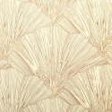 Zasłona 140x250 Goja kremowa welurowa liście miłorzębu na przelotkach Pierre Cardin z błyszczącym nadrukiem Eurofirany Zasłona 140x250 Goja kremowa welurowa liście miłorzębu na przelotkach Pierre Cardin z błyszczącym nadrukiem Eurofirany
