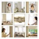 Zasłona 140x250 Goja kremowa welurowa liście miłorzębu na przelotkach Pierre Cardin z błyszczącym nadrukiem Eurofirany Zasłona 140x250 Goja kremowa welurowa liście miłorzębu na przelotkach Pierre Cardin z błyszczącym nadrukiem Eurofirany
