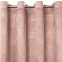 Zasłona 140x250 Goja pudrowa welurowa liście miłorzębu na przelotkach Pierre Cardin z błyszczącym nadrukiem Eurofirany Zasłona 140x250 Goja pudrowa welurowa liście miłorzębu na przelotkach Pierre Cardin z błyszczącym nadrukiem Eurofirany