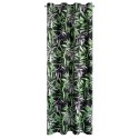 Zasłona 140x250 Zoja czarna zielona liście palmy welurowa zaciemniająca gotowa na przelotkach Pierre Cardin Eurofirany Zasłona 140x250 Zoja czarna zielona liście palmy welurowa zaciemniająca gotowa na przelotkach Pierre Cardin Eurofirany