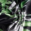 Zasłona 140x250 Zoja czarna zielona liście palmy welurowa zaciemniająca gotowa na przelotkach Pierre Cardin Eurofirany Zasłona 140x250 Zoja czarna zielona liście palmy welurowa zaciemniająca gotowa na przelotkach Pierre Cardin Eurofirany