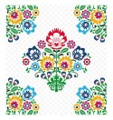 Narzuta dekoracyjna 170x210 K 31 Łowicka kwiaty biała kolorowa Holland 2 Narzuta dekoracyjna 170x210 K 31 Łowicka kwiaty biała kolorowa Holland 2