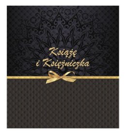 Narzuta dekoracyjna 170x210 K 41 Książę i Księżniczka czarna złota Holland 2