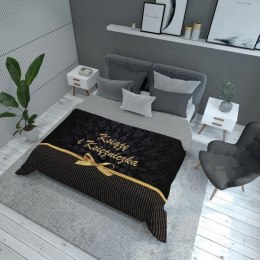 Narzuta dekoracyjna 170x210 K 41 Książę i Księżniczka czarna złota Holland 2