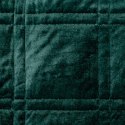 Narzuta dekoracyjna 220x240 Kristin 2 miętowa ciemna welurowa geometryczna Eurofirany