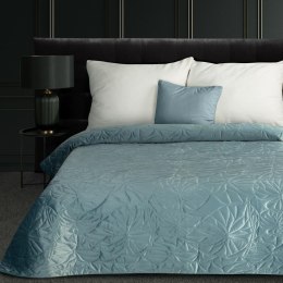 Narzuta dekoracyjna 280x260 Salvia 1 niebieska z motywem lilii wodnej Limited Collection Eurofirany