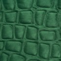 Narzuta dekoracyjna 280x260 Salvia 7 zielona ciemna z motywem krokodylej skóry Limited Collection Eurofirany Narzuta dekoracyjna 280x260 Salvia 7 zielona ciemna z motywem krokodylej skóry Limited Collection Eurofirany