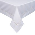Obrus 145x240 Madele biały złota lamówka w pudełku Eurofirany Obrus 145x240 Madele biały złota lamówka w pudełku Eurofirany