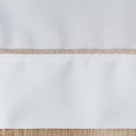 Obrus 145x240 Madele biały złota lamówka w pudełku Eurofirany Obrus 145x240 Madele biały złota lamówka w pudełku Eurofirany