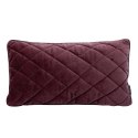 Poduszka dekoracyjna 30x50 Velvet 29 F bordowa welurowa geometryczna Eurofirany Poduszka dekoracyjna 30x50 Velvet 29 F bordowa welurowa geometryczna Eurofirany