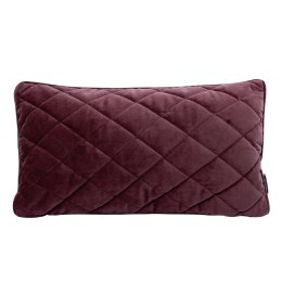Poduszka dekoracyjna 30x50 Velvet 29 F bordowa welurowa geometryczna Eurofirany