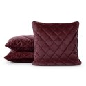 Poduszka dekoracyjna 30x50 Velvet 29 F bordowa welurowa geometryczna Eurofirany Poduszka dekoracyjna 30x50 Velvet 29 F bordowa welurowa geometryczna Eurofirany