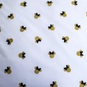 Pościel bawełniana 140x200 Minnie Gold Mini Myszka 8339 kokardy poszewka 70x90 biała beżowa Pościel bawełniana 140x200 Minnie Gold Mini Myszka 8339 kokardy poszewka 70x90 biała beżowa