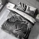Pościel bawełniana 160x200 3817 A Zebry czarna biała młodzieżowa Zebra Holland Natura 2 Pościel bawełniana 160x200 3817 A Zebry czarna biała młodzieżowa Zebra Holland Natura 2