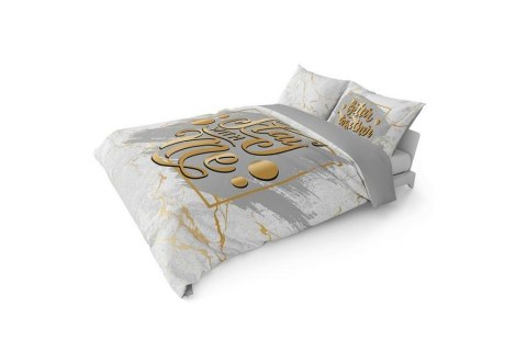 Pościel bawełniana 220x200 3593 A Zostań ze mną biała szara złota marmur Stay with me Home4 Pościel bawełniana 220x200 3593 A Zostań ze mną biała szara złota marmur Stay with me Home4