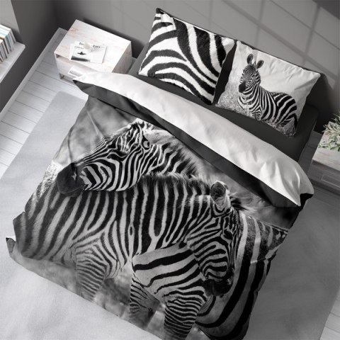 Pościel bawełniana 220x200 3817 A Zebry czarna biała młodzieżowa Zebra Holland Natura 2 Pościel bawełniana 220x200 3817 A Zebry czarna biała młodzieżowa Zebra Holland Natura 2