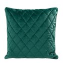Poszewka dekoracyjna 45x45 Velvet 27 C turkusowa ciemna welurowa geometryczna Eurofirany Poszewka dekoracyjna 45x45 Velvet 27 C turkusowa ciemna welurowa geometryczna Eurofirany