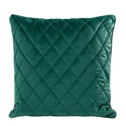 Poszewka dekoracyjna 45x45 Velvet 27 C turkusowa ciemna welurowa geometryczna Eurofirany
