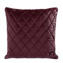 Poszewka dekoracyjna 45x45 Velvet 27 D bordowa welurowa geometryczna Eurofirany Poszewka dekoracyjna 45x45 Velvet 27 D bordowa welurowa geometryczna Eurofirany