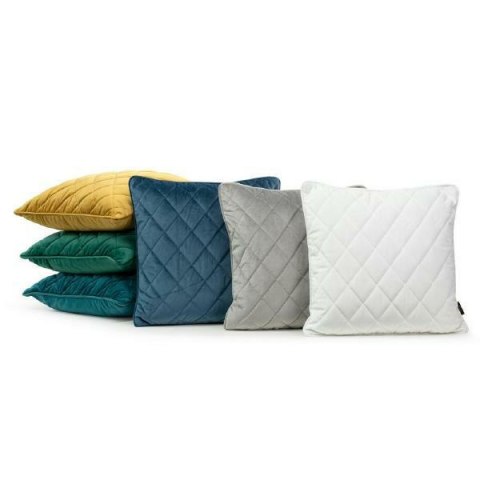 Poszewka dekoracyjna 45x45 Velvet 27 G biała welurowa geometryczna Eurofirany Poszewka dekoracyjna 45x45 Velvet 27 G biała welurowa geometryczna Eurofirany
