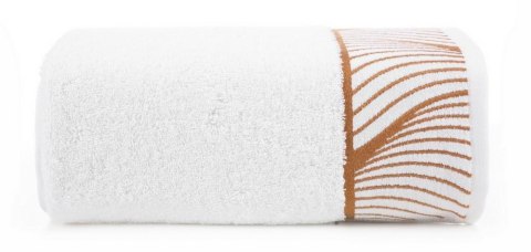 Ręcznik 50x90 Blanca 3 biały liście 500g/2 frotte Limited Collection Eurofirany Ręcznik 50x90 Blanca 3 biały liście 500g/2 frotte Limited Collection Eurofirany
