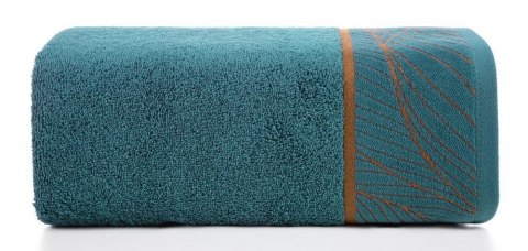 Ręcznik 50x90 Lotos 4 turkusowy liście 500g/2 frotte Limited Collection Eurofirany Ręcznik 50x90 Lotos 4 turkusowy liście 500g/2 frotte Limited Collection Eurofirany