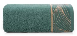 Ręcznik 50x90 Salvia 9 miętowy ciemny liście 500g/m2 frotte Limited Collection Eurofirany
