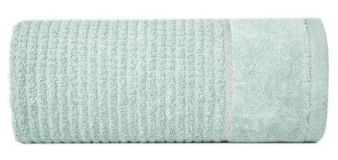 Ręcznik Glory 2 70x140 miętowy z welurową bordiurą i srebrną nicią 500g/m2 frotte Eurofirany Ręcznik Glory 2 70x140 miętowy z welurową bordiurą i srebrną nicią 500g/m2 frotte Eurofirany