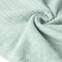 Ręcznik Glory 2 70x140 miętowy z welurową bordiurą i srebrną nicią 500g/m2 frotte Eurofirany Ręcznik Glory 2 70x140 miętowy z welurową bordiurą i srebrną nicią 500g/m2 frotte Eurofirany