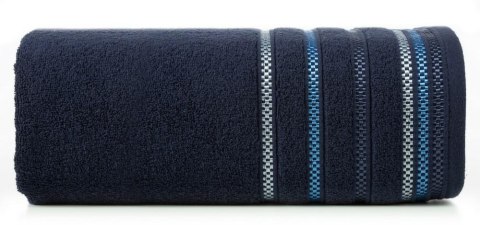 Ręcznik Livia 3 30x50 granatowy 460g/m2 frotte Eurofirany