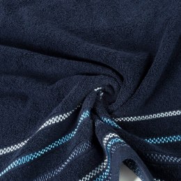 Ręcznik Livia 3 30x50 granatowy 460g/m2 frotte Eurofirany