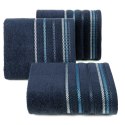 Ręcznik Livia 3 30x50 granatowy 460g/m2 frotte Eurofirany