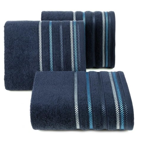 Ręcznik Livia 3 30x50 granatowy 460g/m2 frotte Eurofirany Ręcznik Livia 3 30x50 granatowy 460g/m2 frotte Eurofirany