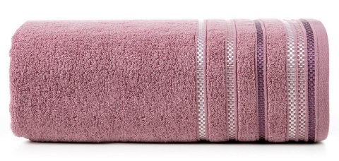 Ręcznik Livia 3 30x50 liliowy 460g/m2 frotte Eurofirany