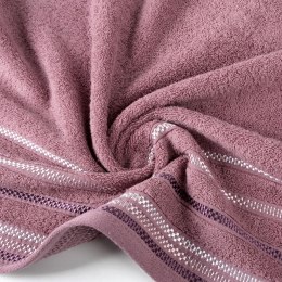 Ręcznik Livia 3 30x50 liliowy 460g/m2 frotte Eurofirany