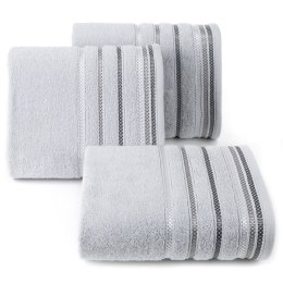 Ręcznik Livia 3 30x50 srebrny 460g/m2 frotte Eurofirany
