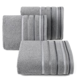 Ręcznik Livia 3 30x50 stalowy 460g/m2 frotte Eurofirany
