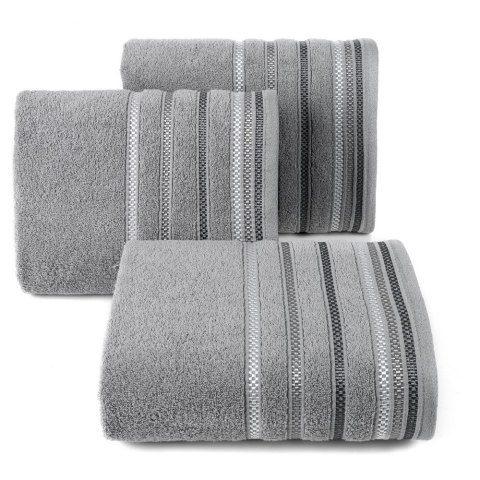Ręcznik Livia 3 30x50 stalowy 460g/m2 frotte Eurofirany Ręcznik Livia 3 30x50 stalowy 460g/m2 frotte Eurofirany
