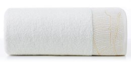 Ręcznik Metalic 30x50 kremowy 485g/m2 frotte Eurofirany