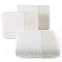 Ręcznik Metalic 30x50 kremowy 485g/m2 frotte Eurofirany