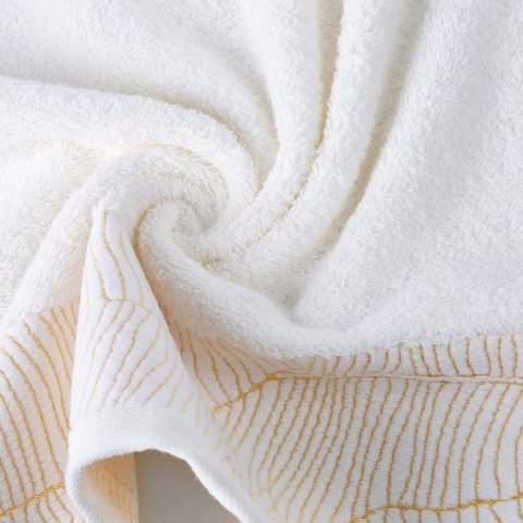 Ręcznik Metalic 30x50 kremowy 485g/m2 frotte Eurofirany Ręcznik Metalic 30x50 kremowy 485g/m2 frotte Eurofirany