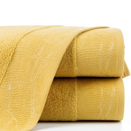 Ręcznik Metalic 30x50 musztardowy 485g/m2 frotte Eurofirany