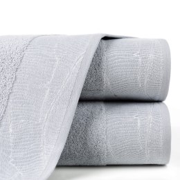 Ręcznik Metalic 30x50 srebrny 485g/m2 frotte Eurofirany