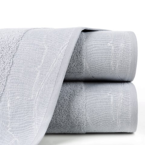 Ręcznik Metalic 30x50 srebrny 485g/m2 frotte Eurofirany Ręcznik Metalic 30x50 srebrny 485g/m2 frotte Eurofirany