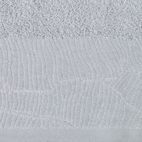 Ręcznik Metalic 30x50 srebrny 485g/m2 frotte Eurofirany Ręcznik Metalic 30x50 srebrny 485g/m2 frotte Eurofirany