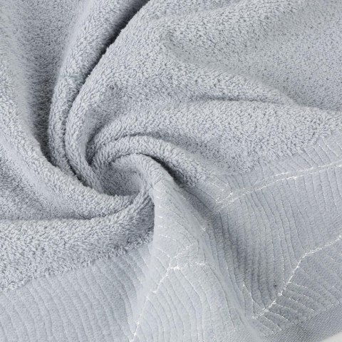Ręcznik Metalic 30x50 srebrny 485g/m2 frotte Eurofirany Ręcznik Metalic 30x50 srebrny 485g/m2 frotte Eurofirany