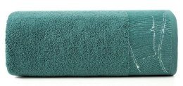 Ręcznik Metalic 30x50 turkusowy 485g/m2 frotte Eurofirany