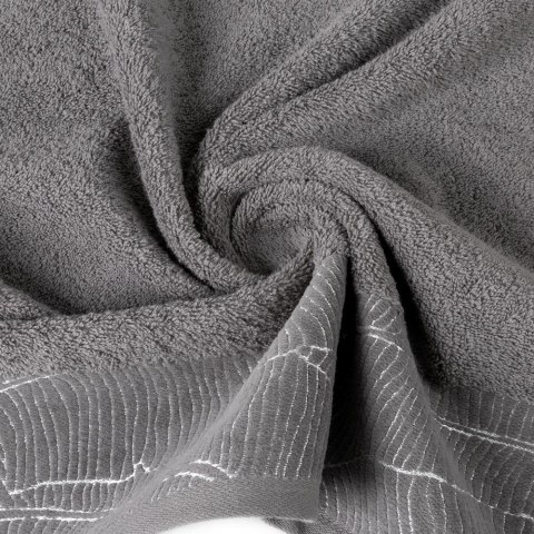 Ręcznik Metalic 50x90 stalowy 485g/m2 frotte Eurofirany Ręcznik Metalic 50x90 stalowy 485g/m2 frotte Eurofirany