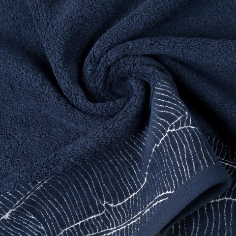 Ręcznik Metalic 70x140 granatowy 485g/m2 frotte Eurofirany Ręcznik Metalic 70x140 granatowy 485g/m2 frotte Eurofirany